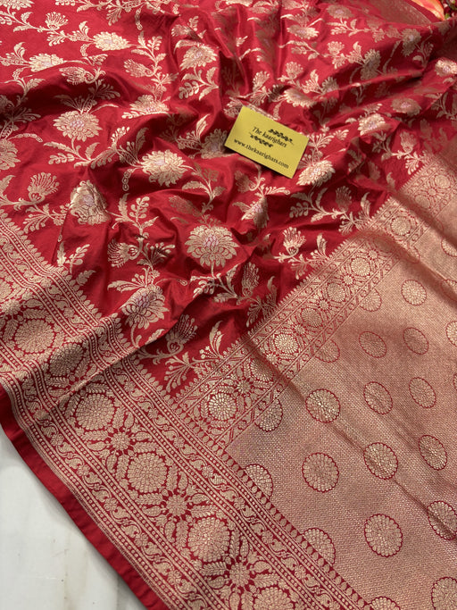 Buy red Banarasi Saree online in US