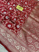 Buy Red Banarasi Silk Saree online in US