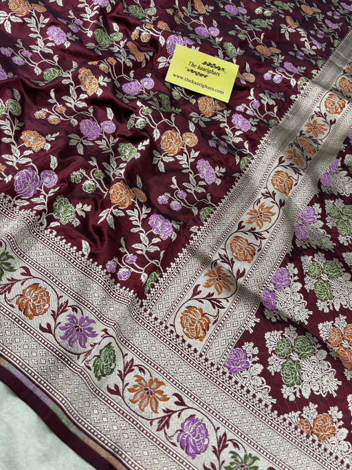 Buy Brown Banarasi Saree online