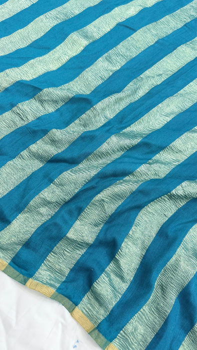 Pure Banarasi Moonga Tissue Handloom Saree - Designer Work
