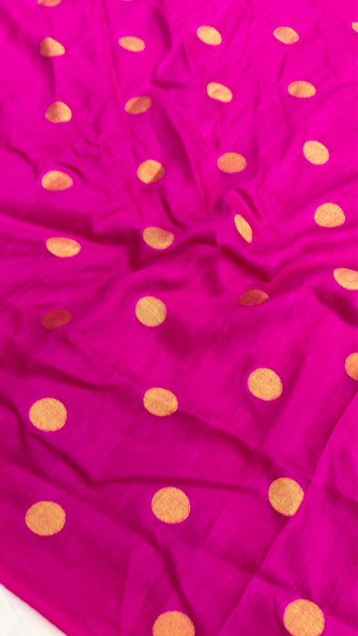 Rani Pure Moonga Banarasi Handloom Saree - Designer Saree