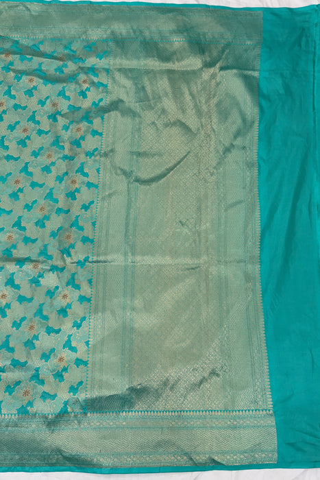 Pure Katan Banarasi Handloom Saree - Meenakari Work