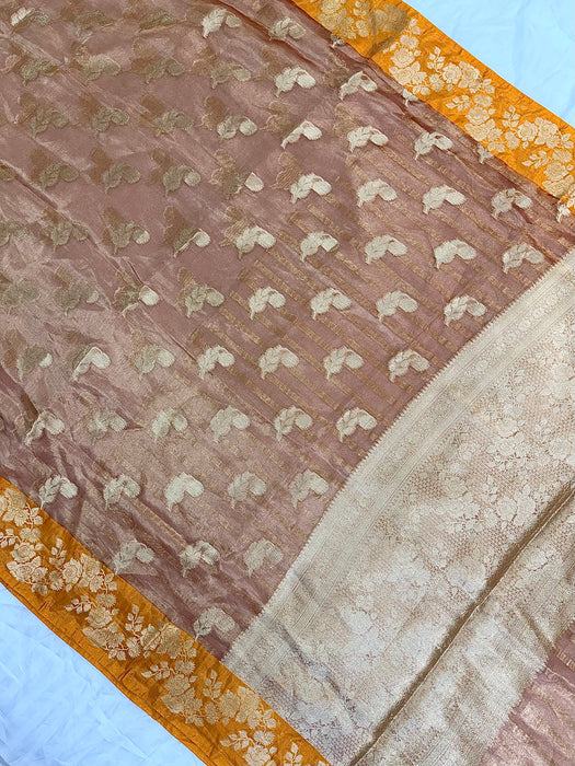 Pure Tissue Chiniya Banarasi Handloom Saree