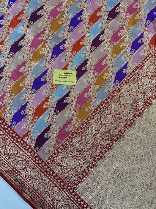 Ektara Pure Katan Silk Banarasi Handloom Saree - Rangkat