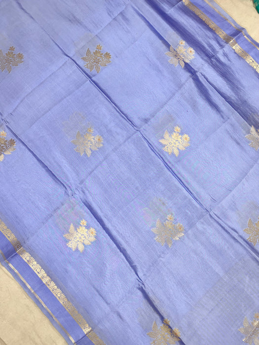 Pure Mango Katan Banarasi Handloom Saree
