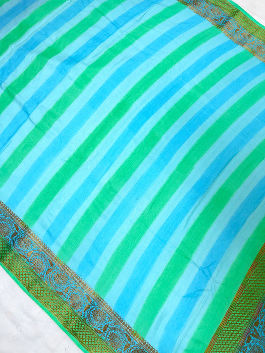 Rangkat Pure Silk Banarasi Handloom Saree - Hand Dye