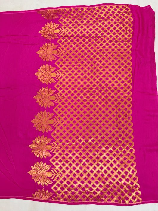 Pure Moonga Banarasi Handloom Saree - Designer Saree