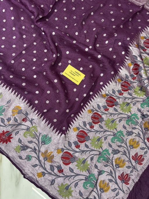 Buy Tussar Georgette banarasi saree online