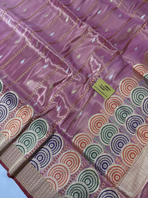 Buy Pure Tissue katan Silk Saree