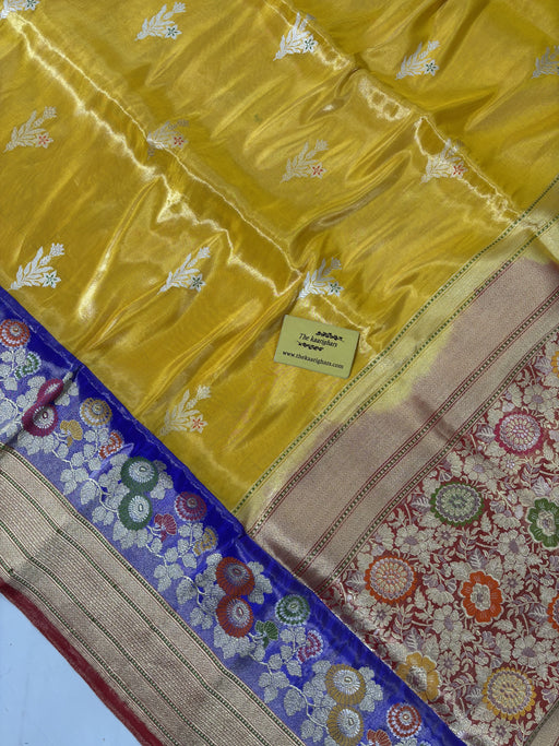Buy Pure Tissue Katan Silk Saree

