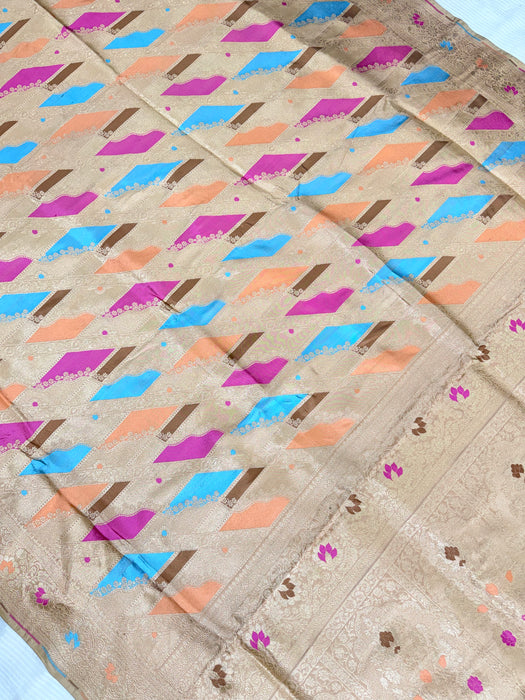 Desert Pure Katan Banarasi Handloom Saree - Rangkat