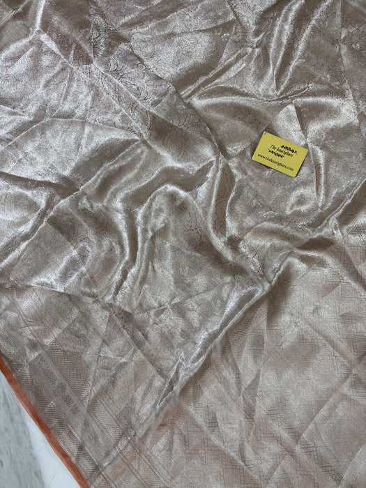 Pure Banarasi Tissue Handloom Saree -  Brocade