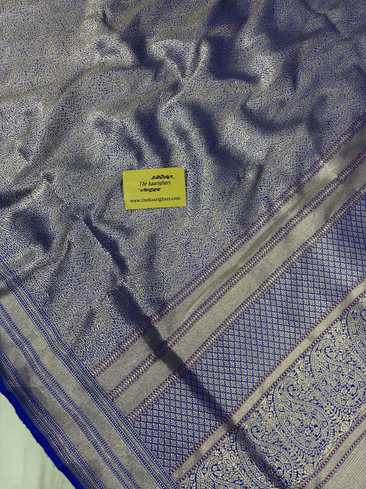 Pure Katan Silk Banarasi Handloom Saree - Tanchui Brocade