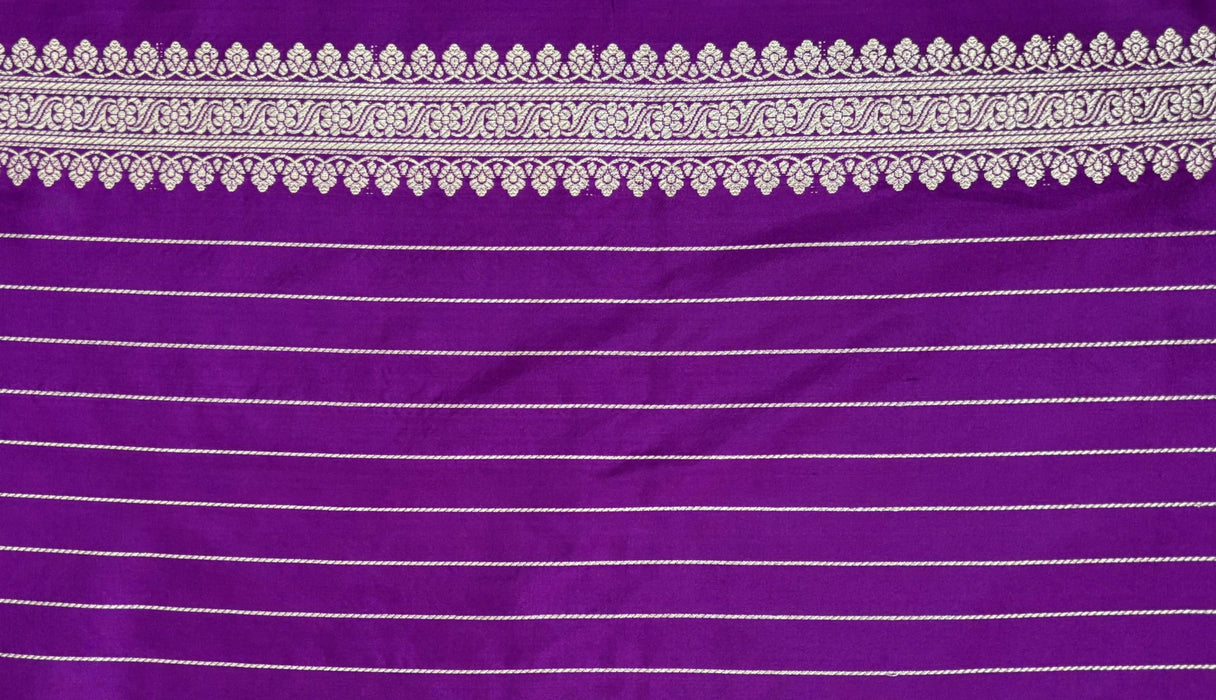 Pure Katan Banarasi Handloom Saree - Kadhiyal Rangkat