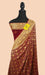 Buy Maroon bandhani banarasi saree
