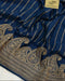 Buy  Blue banarasi saree