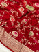 Buy Red Tussar saree