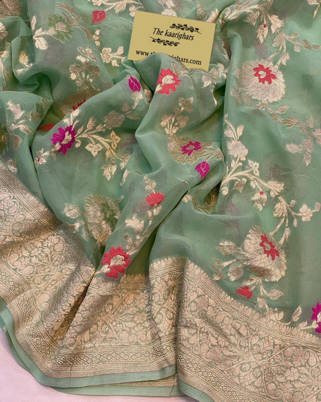 Georgette - Meenakari