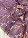 buy lavender kora saree