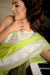 Buy Pista Chiffon Saree