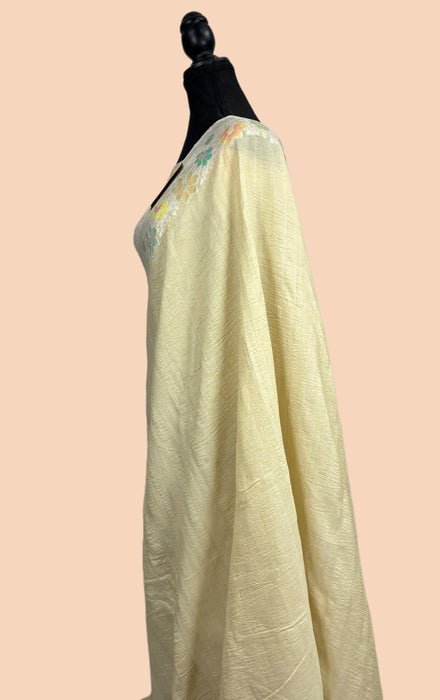 Tussar Georgette Banarasi Handloom Saree - Paithani