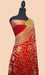 Buy red khaddi banarasi saree online in USA
