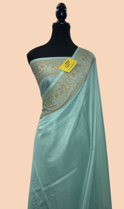 Glacier Pure Butter Crepe Banarasi Saree