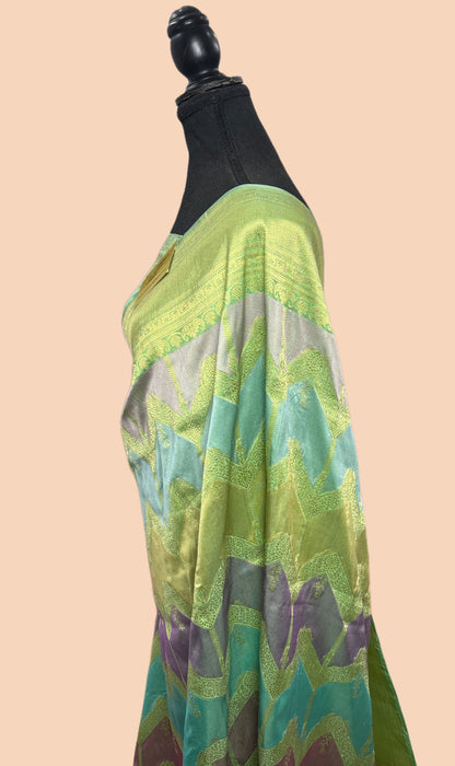 Ektara Pure Katan Silk Banarasi Handloom Saree - Rangkat