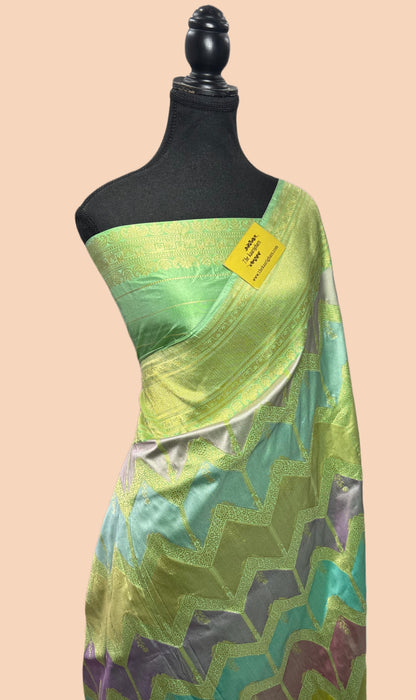 Ektara Pure Katan Silk Banarasi Handloom Saree - Rangkat