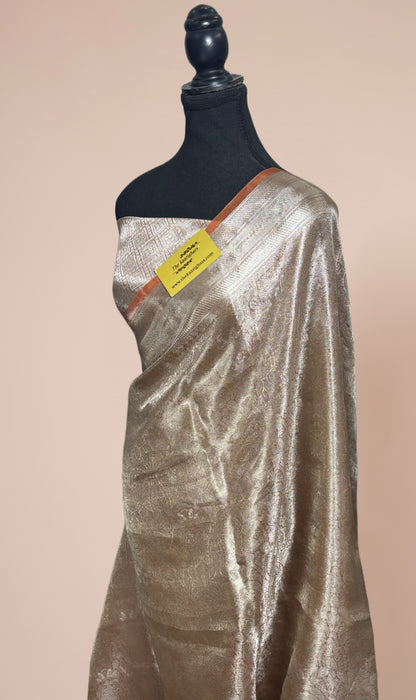 Pure Banarasi Tissue Handloom Saree -  Brocade