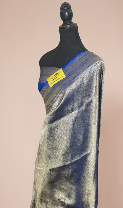 Pure Katan Silk Banarasi Handloom Saree - Tanchui Brocade