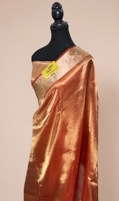 Pure Banarasi Tissue Handloom Saree - Reshmi Zari