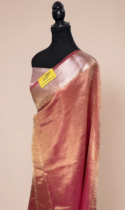 Pure Banarasi Tissue Handloom Saree - Reshmi Zari
