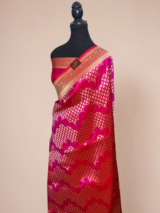 Rani Pure Katan Banarasi Handloom Saree