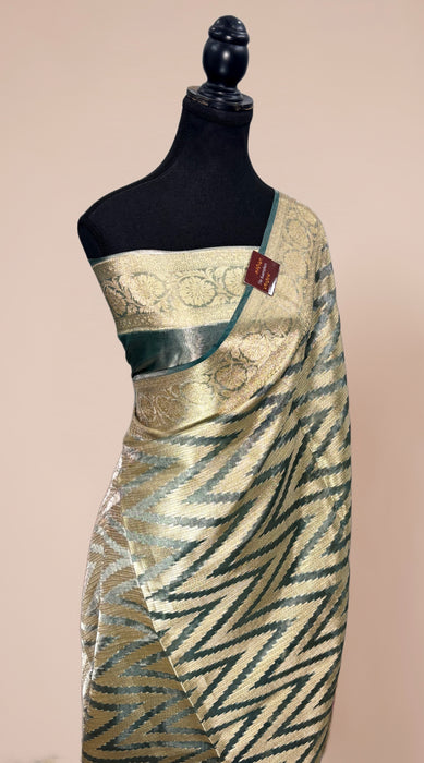 Pure Banarasi Tissue Handloom Saree - Designer Brocade