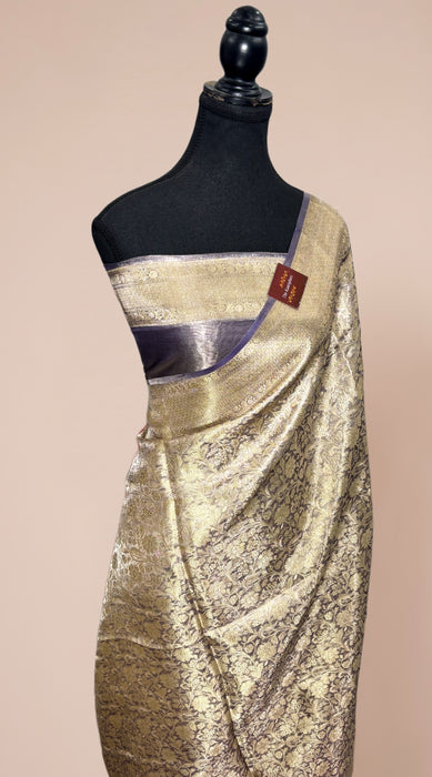 Pure Banarasi Tissue Handloom Saree - Designer Brocade