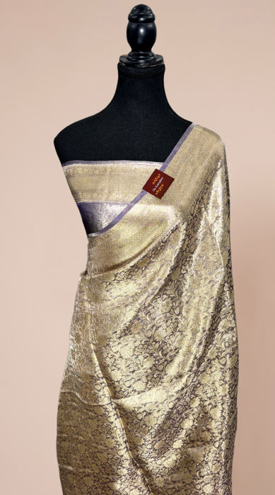 Pure Banarasi Tissue Handloom Saree - Designer Brocade