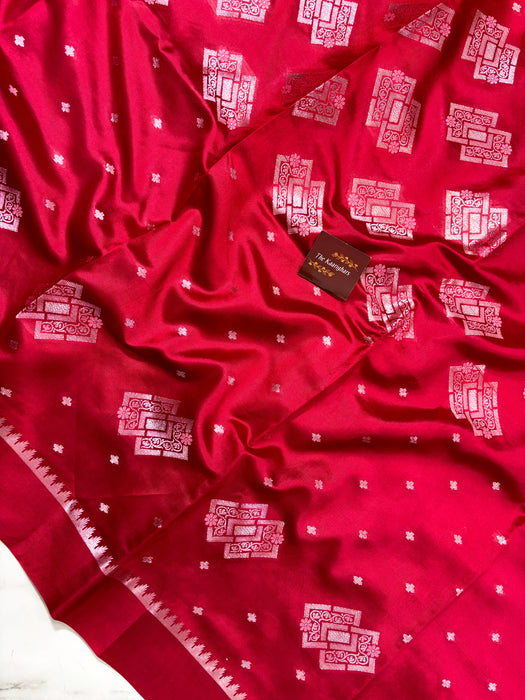Pure Raw Mango Katan Banarasi Handloom Saree