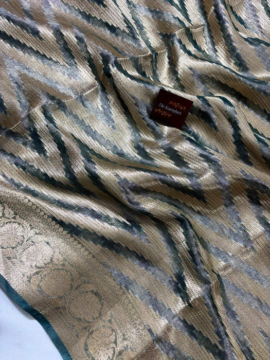 Pure Banarasi Tissue Handloom Saree - Designer Brocade