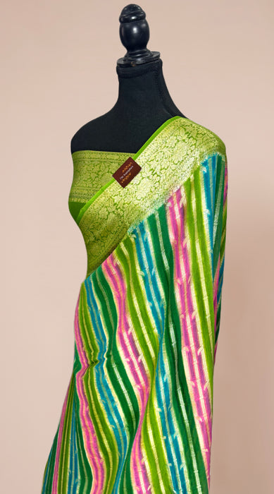 Rangkat Pure Khaddi Chiffon Banarasi Saree