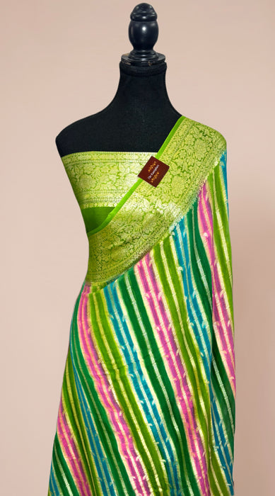 Rangkat Pure Khaddi Chiffon Banarasi Saree