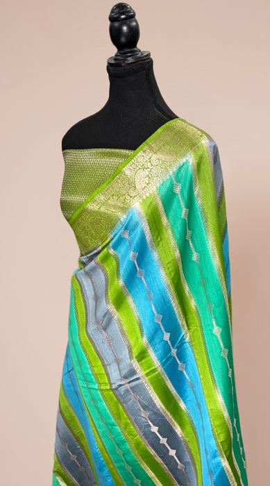 Rangkat Pure Soft Silk Chiniya Banarasi Handloom Saree