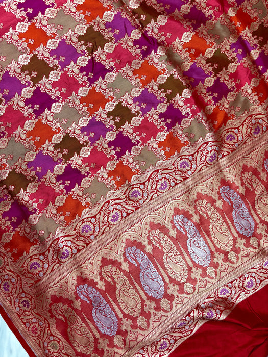 Pure Katan Banarasi Handloom Saree - Rangkat