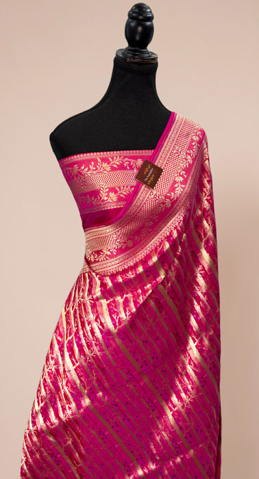 Rani Pure Katan Banarasi Handloom Saree - Khinkhwab