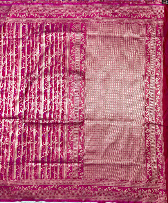 Rani Pure Katan Banarasi Handloom Saree - Khinkhwab