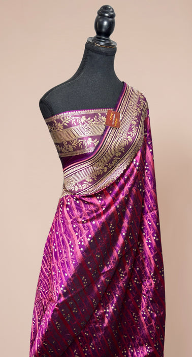 Pure Katan Banarasi Handloom Saree - Brocade Tanchui