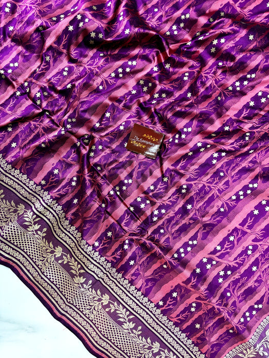 Pure Katan Banarasi Handloom Saree - Brocade Tanchui