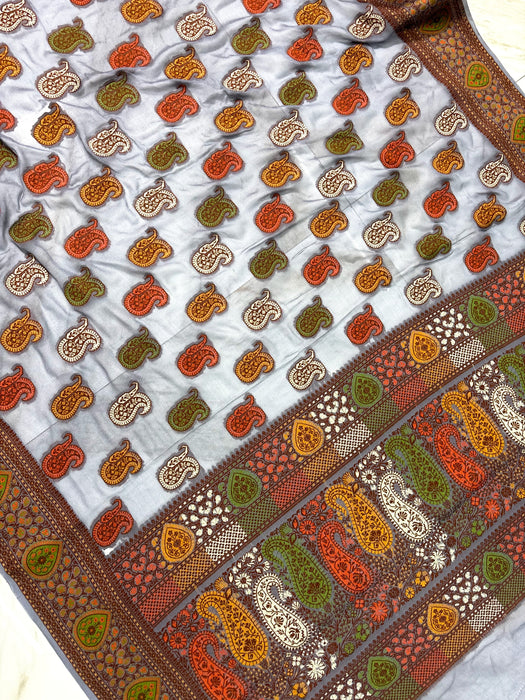 Pure Khaddi Chiffon Banarasi Saree