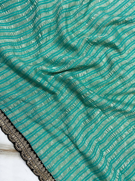 Pure Banarasi Tissue Handloom Saree - Designer Work