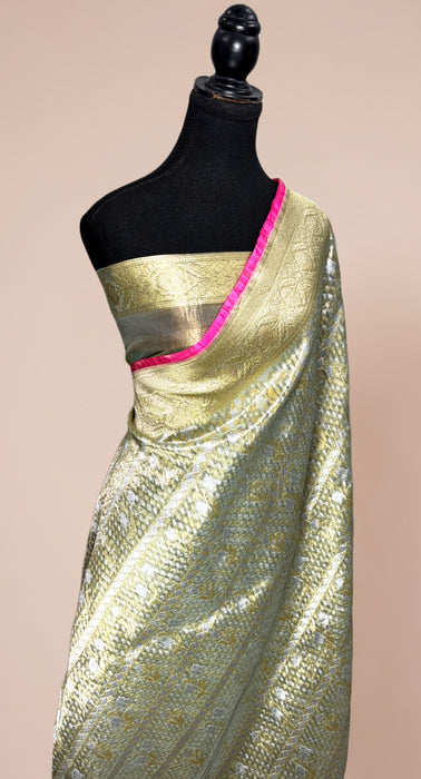Pure Banarasi Tissue Handloom Saree - Sona Roopa